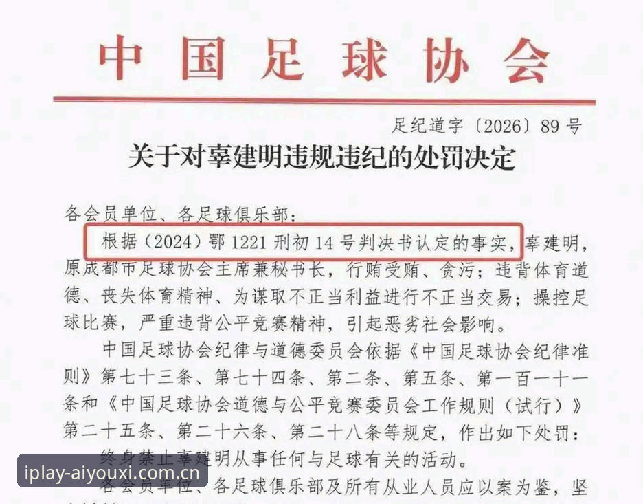 足协第三批禁足名单深度解读：终身禁足与五年禁赛的行业清洗实用指南
